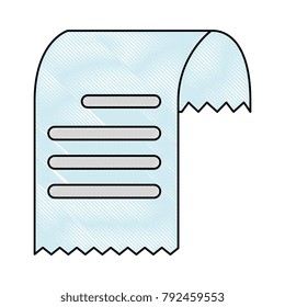 voucher paper isolated icon