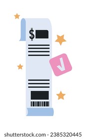 voucher payment illustration vector isolated