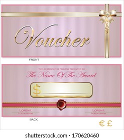 Voucher template