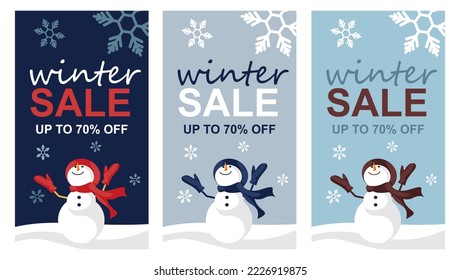Voucher Template Image With Winter Concept editable

