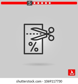 voucher vector icon