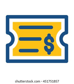 Voucher Vector Icon