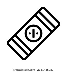 icono vectorial de justificante en fondo blanco