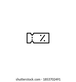 Voucher vector illustration logo template for many purpose. Isolated on white background.