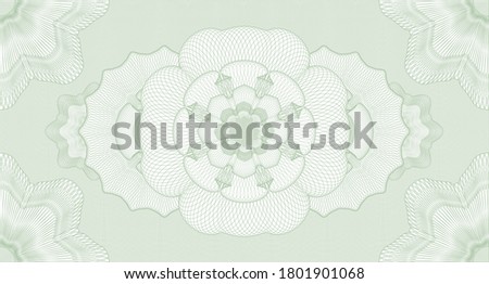 Voucher watermark. wavy subtle curves. Artistic illustration. Detailed design. 