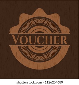 Voucher wooden signboards