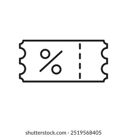 Voucherline icon. vector illustration. EPS10