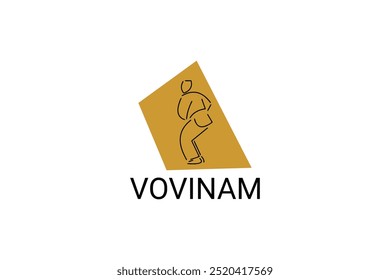 vovinam sport vector line icon. vovinam fighter sport. sign. sport pictogram illustration