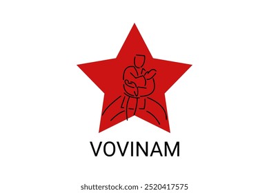 vovinam sport vector line icon. vovinam fighter sport. sign. sport pictogram illustration