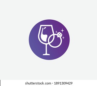 Vow and Vine Wedding Logo 