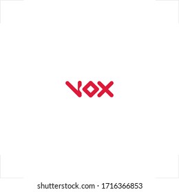vox logo type font mark design