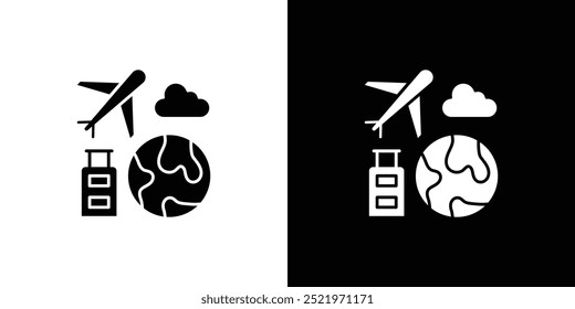 voyage icon set vector illustration