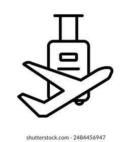 voyage linear logo mark in black and white