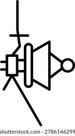 Voyager 2 Illustration vector Icon Design