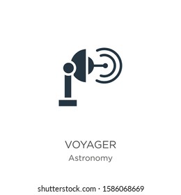 Voyager icon vector. Trendy flat voyager icon from astronomy collection isolated on white background. Vector illustration can be used for web and mobile graphic design, logo, eps10