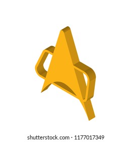 Voyager isometric left top view 3D icon