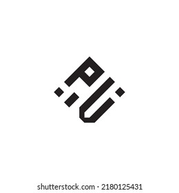 Logotipo de concepto geométrico abstracto VP en diseño profesional de alta calidad que será mejor para el estilo de la calle