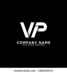 VP initial logo vector, initial brand name, clean and strong company logo design