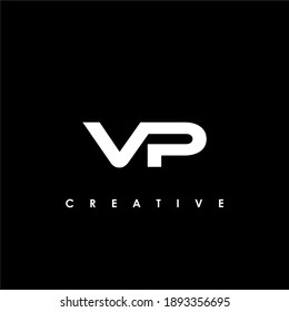 VP Letter Initial Logo Design Template Vector Illustration