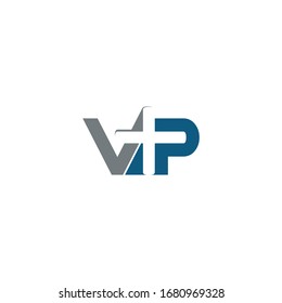 VP Letter Logo Design Vector