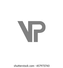 vp letter vector logo