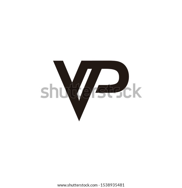 Vp Letter Vector Logo Design Wp Stock Vector (Royalty Free) 1538935481