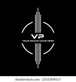 VP logo design, VP simple and modern logo. VP luxurious alphabet design
