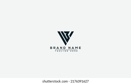VP Logo Design Template Vector Graphic Branding Element.