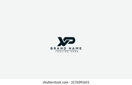 VP Logo Design Template Vector Graphic Branding Element.