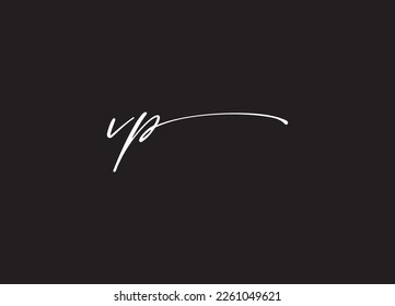 VP Logo Design Template Vector logo design