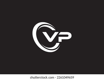 VP Logo Design Template Vector logo design