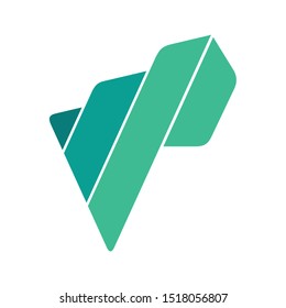 VP Logo, VP Logo Design Vector, Creative Letter VP, VP Marketing Logo Icon Illustration