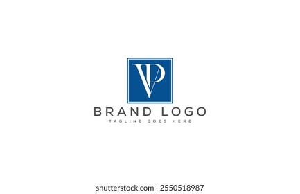 VP logo design vector template design for brand