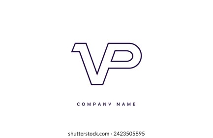 VP, PV Alphabets Letters Logo Monogramm