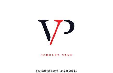 VP, PV Alphabets Letters Logo monogram