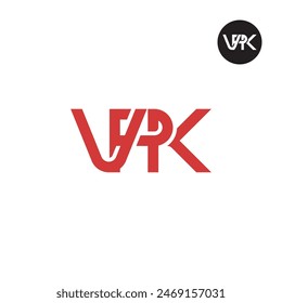 VPK Logo Letter Monogram Design