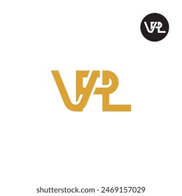 VPL-Logo-Buchstabe Monogramm Design