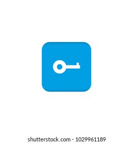 VPN blue icon. Vector illustration