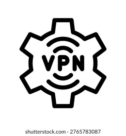 VPN Connection Configuration Settings Outline Sign