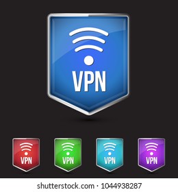 VPN. EPS10 vector illustration.