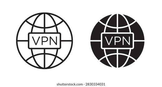Vpn icon app symbol design..