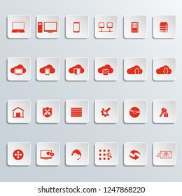 VPN icon set - 24 icon set - Virtual Private Network