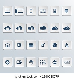 VPN icon set - 24 icon set - Virtual Private Network