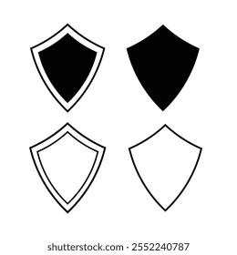 VPN icon silhouette vector white background 