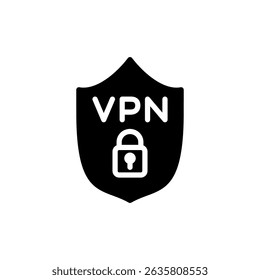 Vpn icon symbol for apps and websites. Private network sign and symbol. virtual private network icon.