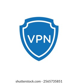 Vpn icon Thin line illustration set