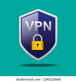 VPN icon vector illustration.