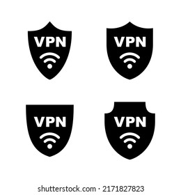 Vpn icon vector. Private network sign and symbol. virtual private network icon.