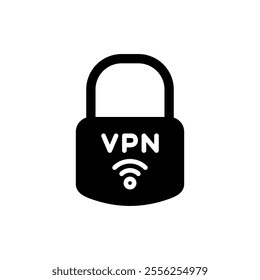 Vpn icon vector. Private network sign and symbol. virtual private network icon.