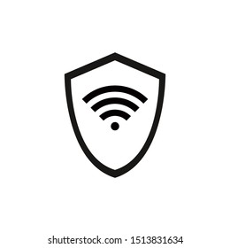 VPN icon vector. Virtual Private Network icon. Internet Security VPN Concept Icon
